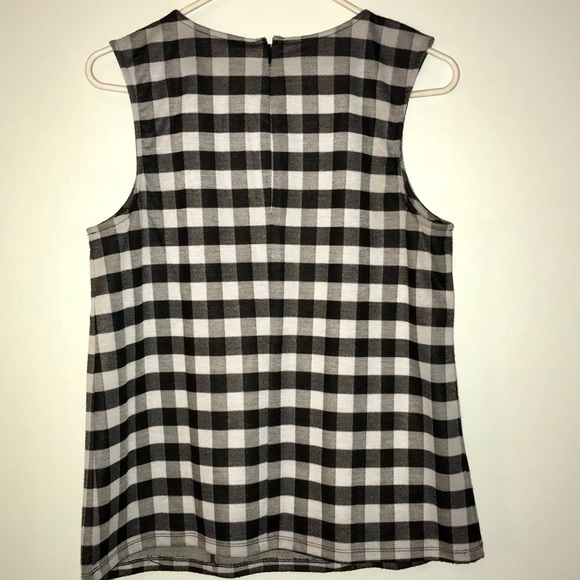Ann Taylor Sleeveless Gingham Top - Picture 4 of 4